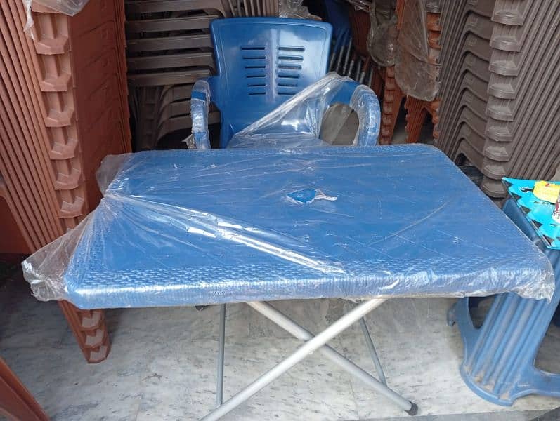 Plastic Chairs and Table 12