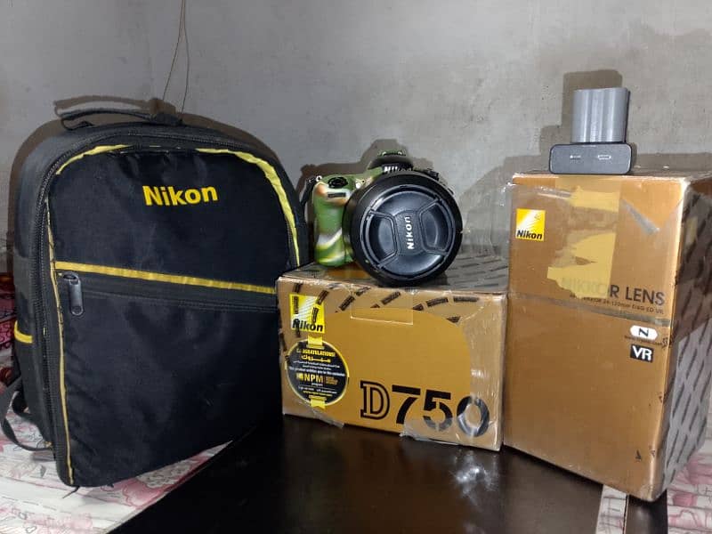 Nikon d750 with 24-120mm 4