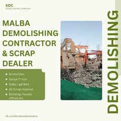 Malba Demolish contractor and scrap dealer(bricks,slabs,gates&t iron)