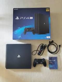 playstation Sony PS4 pro 1 TB complete box