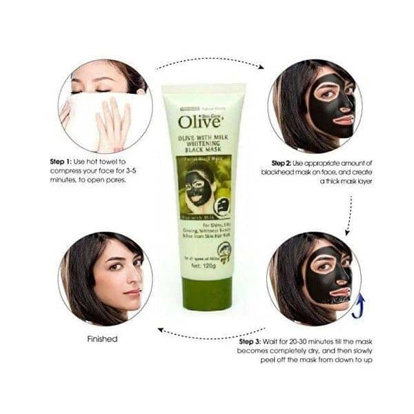 olive with milk weighting black mask 3