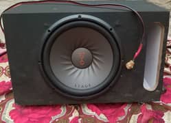 jbL woofer speaker + amplifier 4 channel