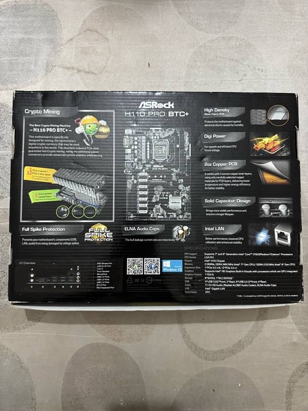 ASROCK H110 Pro BTC + Boxpack 1