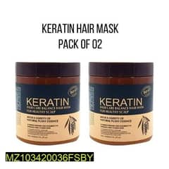 keratin Hair Mask treatment pack of two