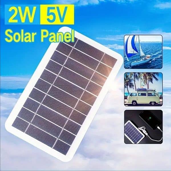 USB solar panel charger for outdoor travel and camping 3