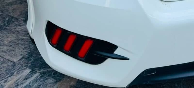 civic x rear back bumper reflector 1