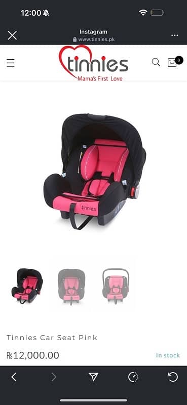 car seat brand new 0