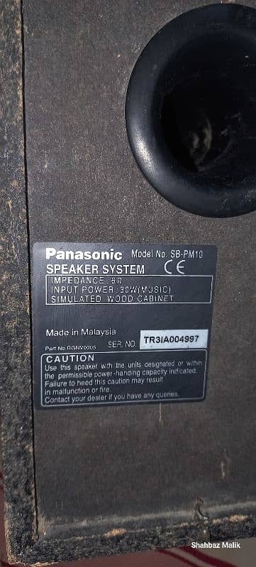 Panasonic original speakers full bombastic sound high quality speakers 5