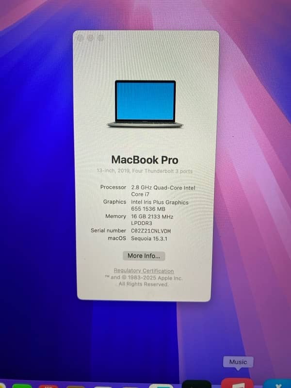 Apple MacBook Pro 2019 4