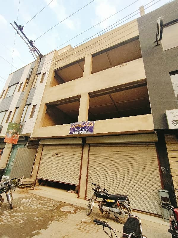 4 Marla Triple Storey Building For Rent at Main 208 chak Road Near Makkah Commercial Market Canal Road Faisalabad 0