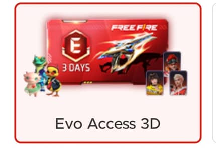 Evo access 3d 250 rupees