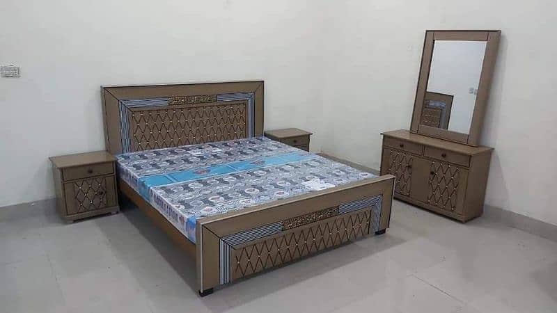 Wooden Double Bed/double bed wooden 7