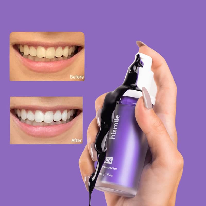 Hismile V34 Purple Toothpaste for Brightness Teeth and Stain Removal 3