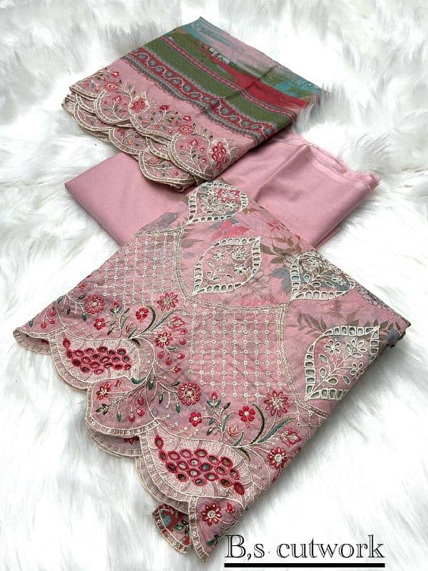 Lawn cutwork suits 3pc 16