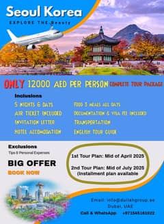 Explore the beauty of Seoul Korea Tour Package