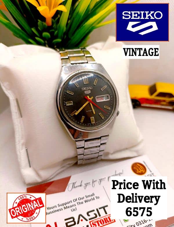 Seiko 5 automatic Japan movement  Call Msg Whatsapp 0316-1737353 17