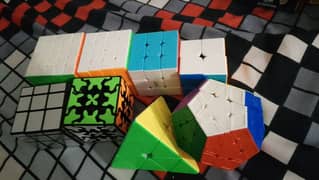 2x2,3x3,4x4,5x5, megamix, paramix, mirror cube, gear cube