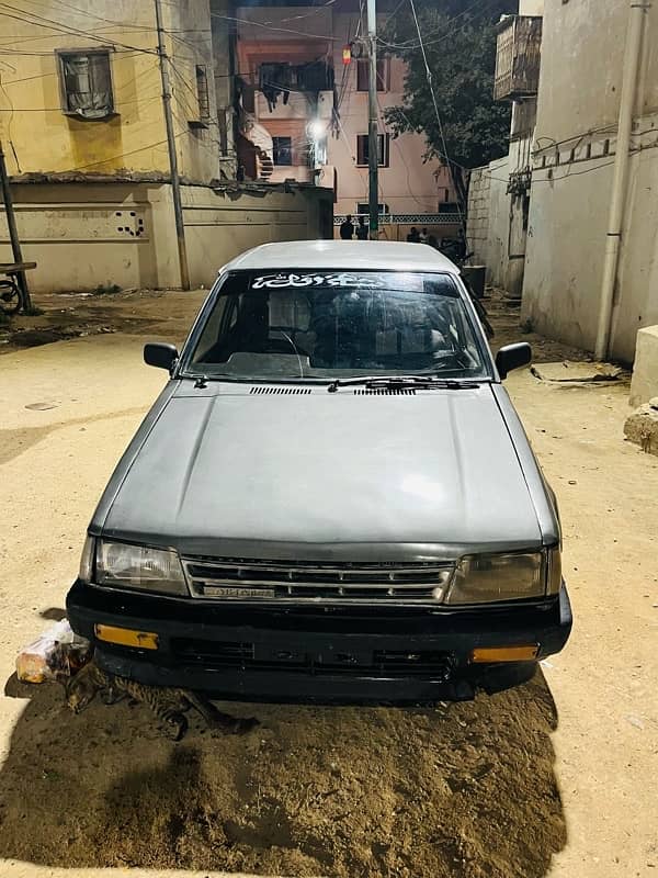 Daihatsu Charade CX 1986 model brand new condition urgently sale 1