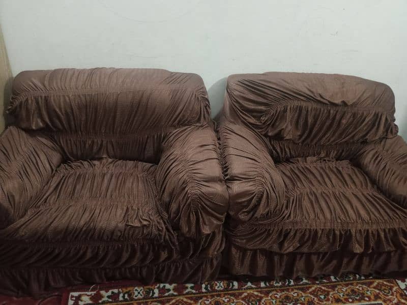 7seater sofa set with covers 3