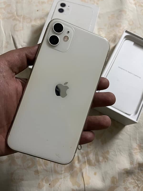 Iphone 11 PTA approved 128 Gb  Dual physical water pack 1