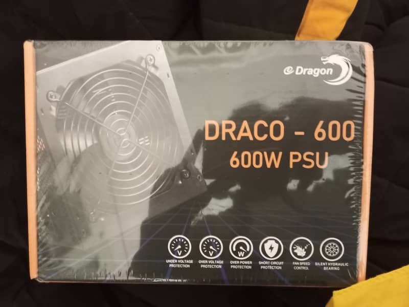 e Dragon 600 PSU power supply just box open 0