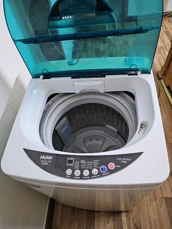 Haier fully automatic washing machine 8.5kg 4