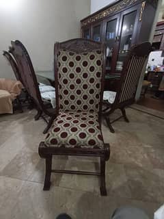 dining table made by kikar wood chanuti style