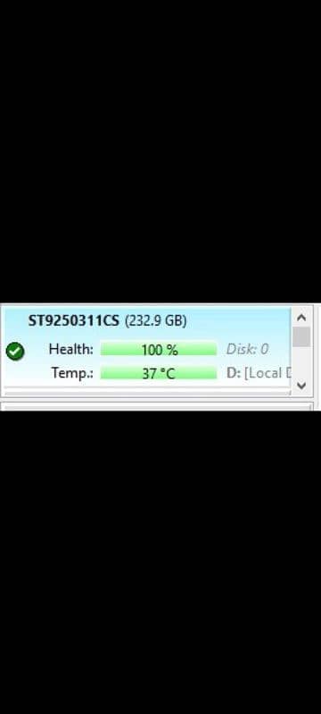 250 GB Hard disk Seagate 3