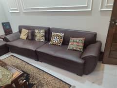 7 Seater L shaped sofa