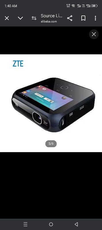 Livepro Z-TE MF97A DLP Hotspot Android Intelligent Projector 0