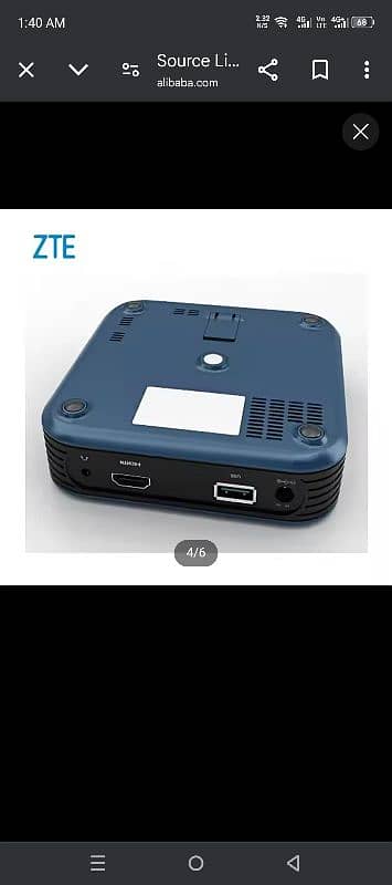 Livepro Z-TE MF97A DLP Hotspot Android Intelligent Projector 2