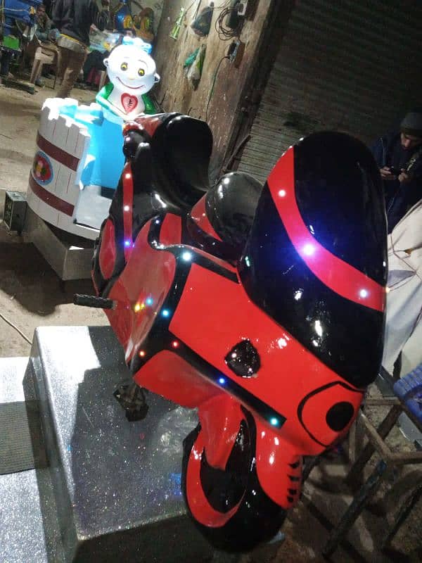 Token Ride jhoolay 03152535497 kid Ride indor swing Joyland ٹوکن جھولے 9