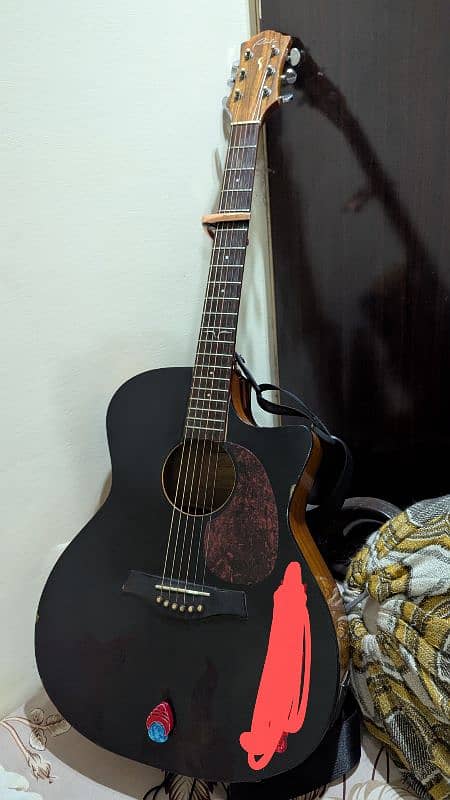 semi acoustic professional concert sized Guitar 2