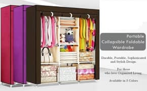 3 Door 88130 Fancy & Portable Foldable Closet Wardrobe Storage