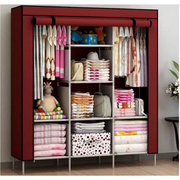 3 Door 88130 Fancy & Portable Foldable Closet Wardrobe Storage 2