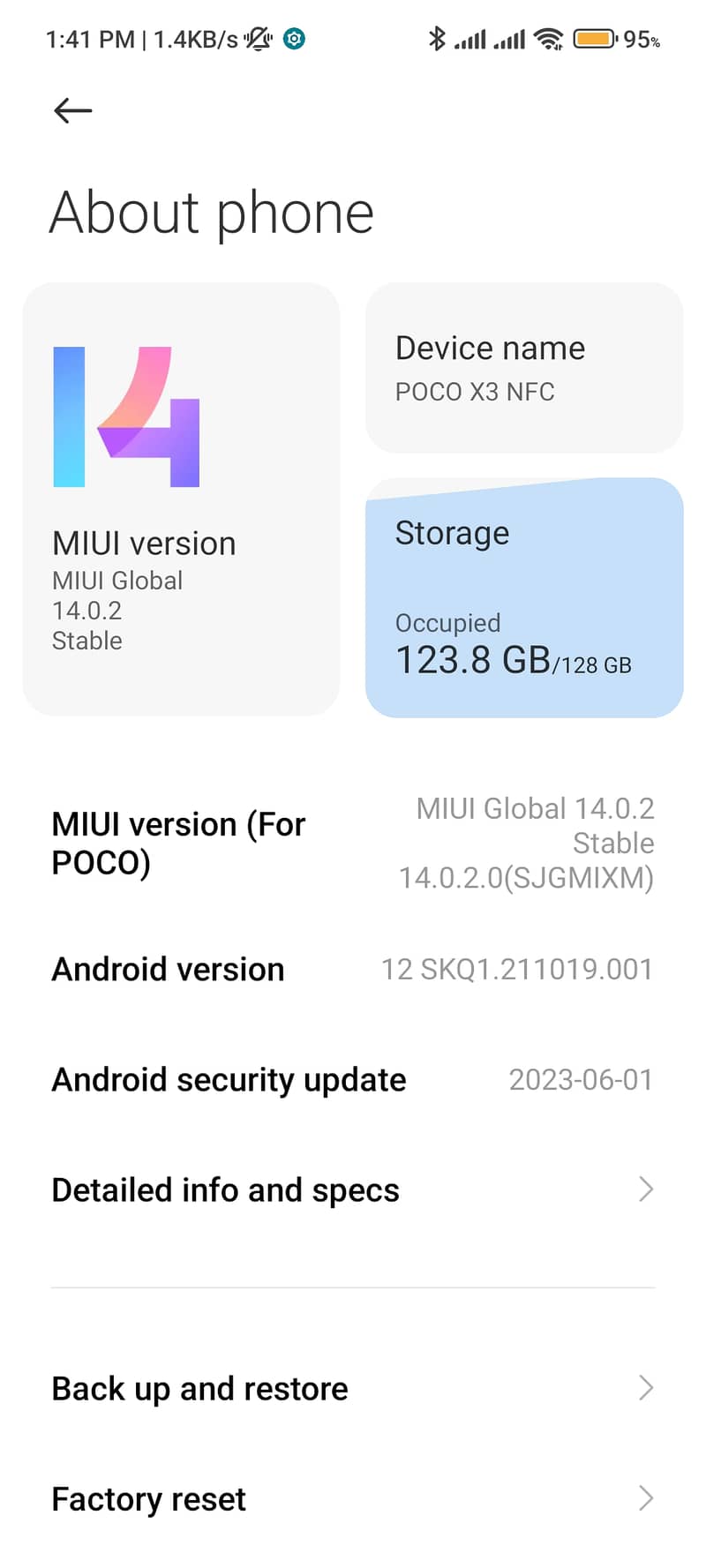 Xiaomi Poco X3 NFC →  (full box) 6