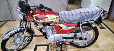 Honda CG 125 2025 brand new bike first owner urgent sale