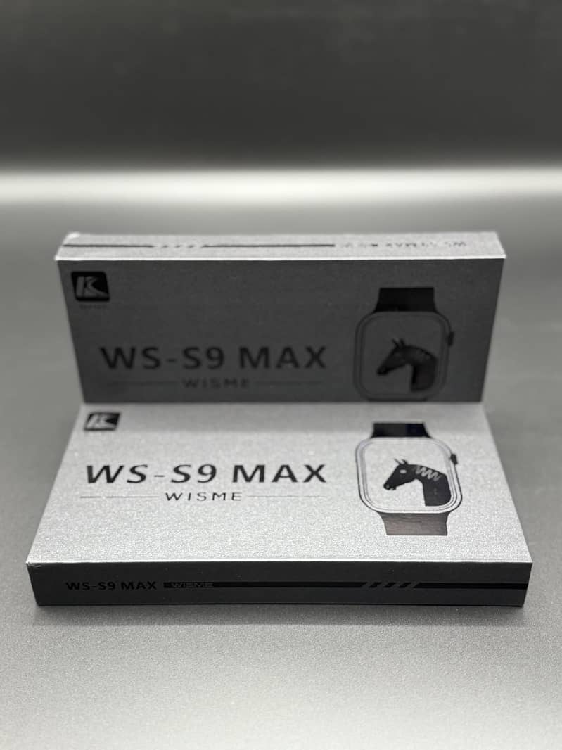 WSS S9 Max Smartwatch – Premium Design with Dual Straps 4