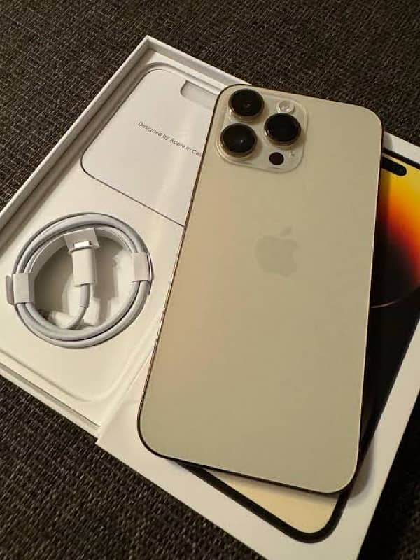 iPhone 14 Pro 256Gb pta approved gold colour 2