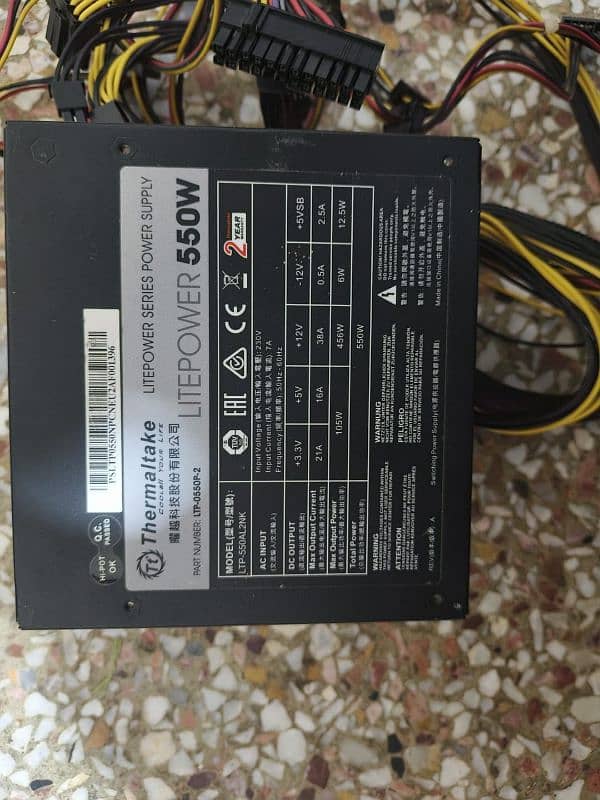 thermal take 550 watt psu for sale 3