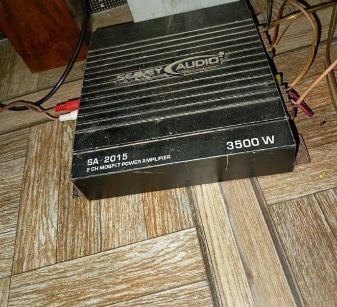 Amplifier and Woofer 3