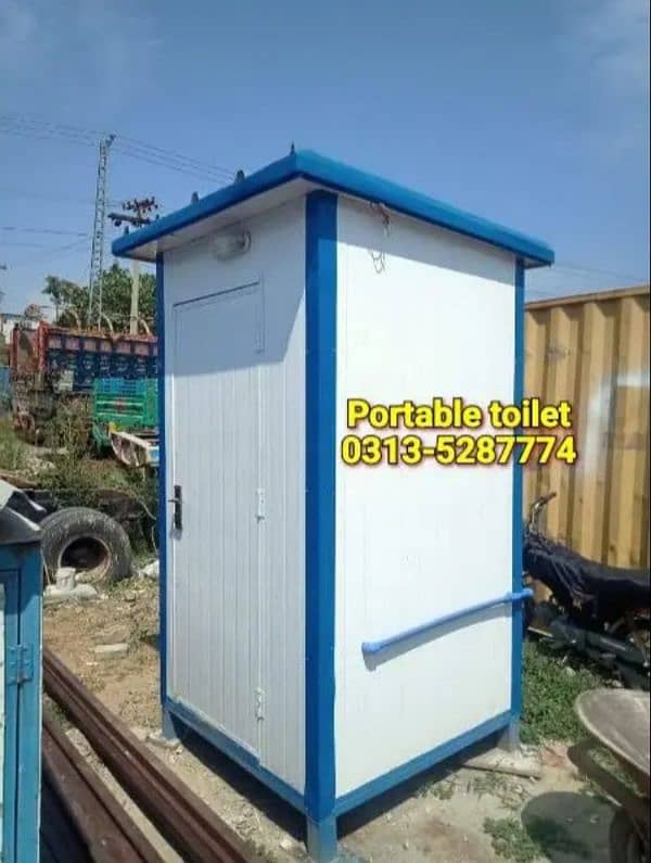 Mobile toilet/washroom,prefab check post,container office,guard cabin. 1