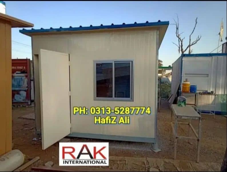 Mobile toilet/washroom,prefab check post,container office,guard cabin. 5