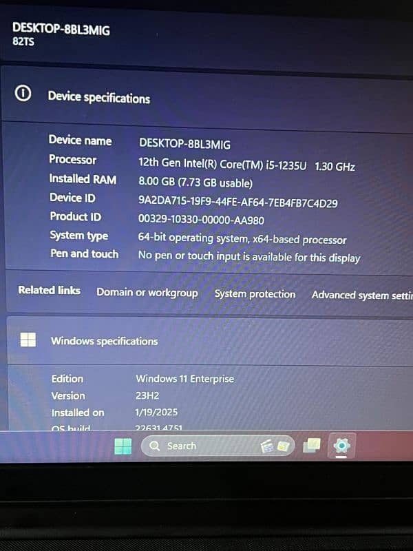 lenovo G3 V14 12th generation core i5 2