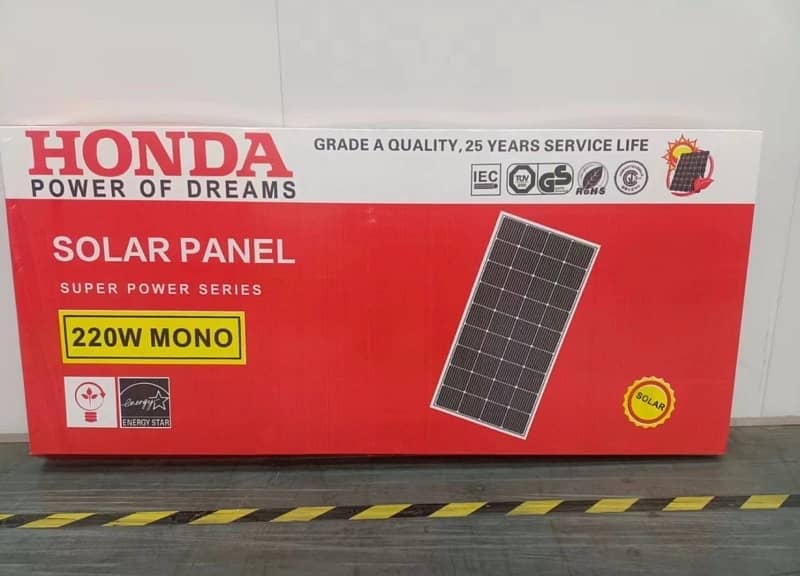 Honda 220W Solar Panel New Stock 0