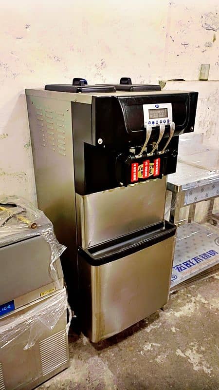 imported ice cream machine double flavour automatic panel unit 1