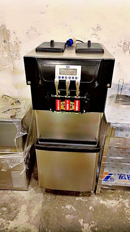 imported ice cream machine double flavour automatic panel unit 2