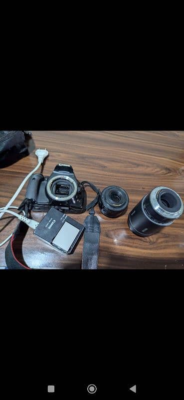 canon DSLR slightly used 6