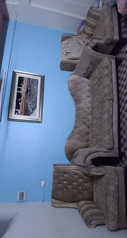 7 seater sofa set good condition 0