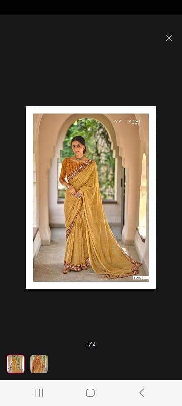 chiffon sari for sale 0